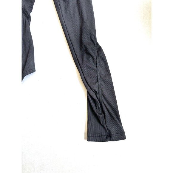 Free People Victoria Long Sleeve Ribbed Body Suit Women’s XS Grey V Neck Snap - Picture 5 of 12